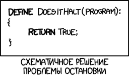 Проблема остановки
