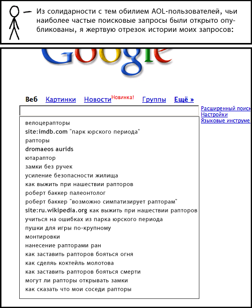 История посещений