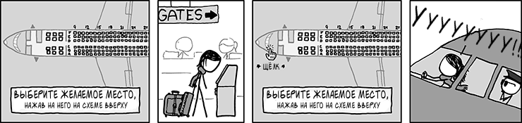 Выбор места